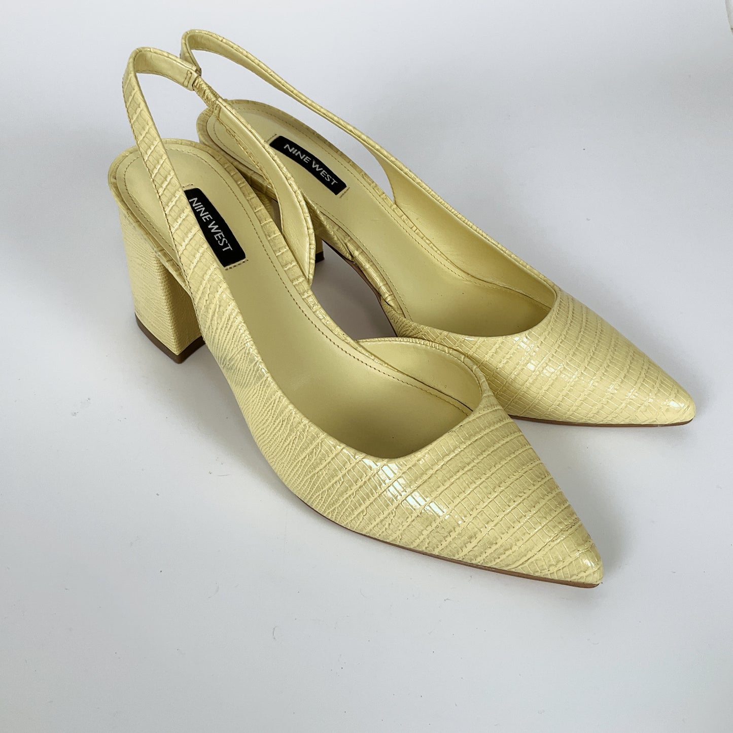 Nine West - Yellow Sling Back Heels