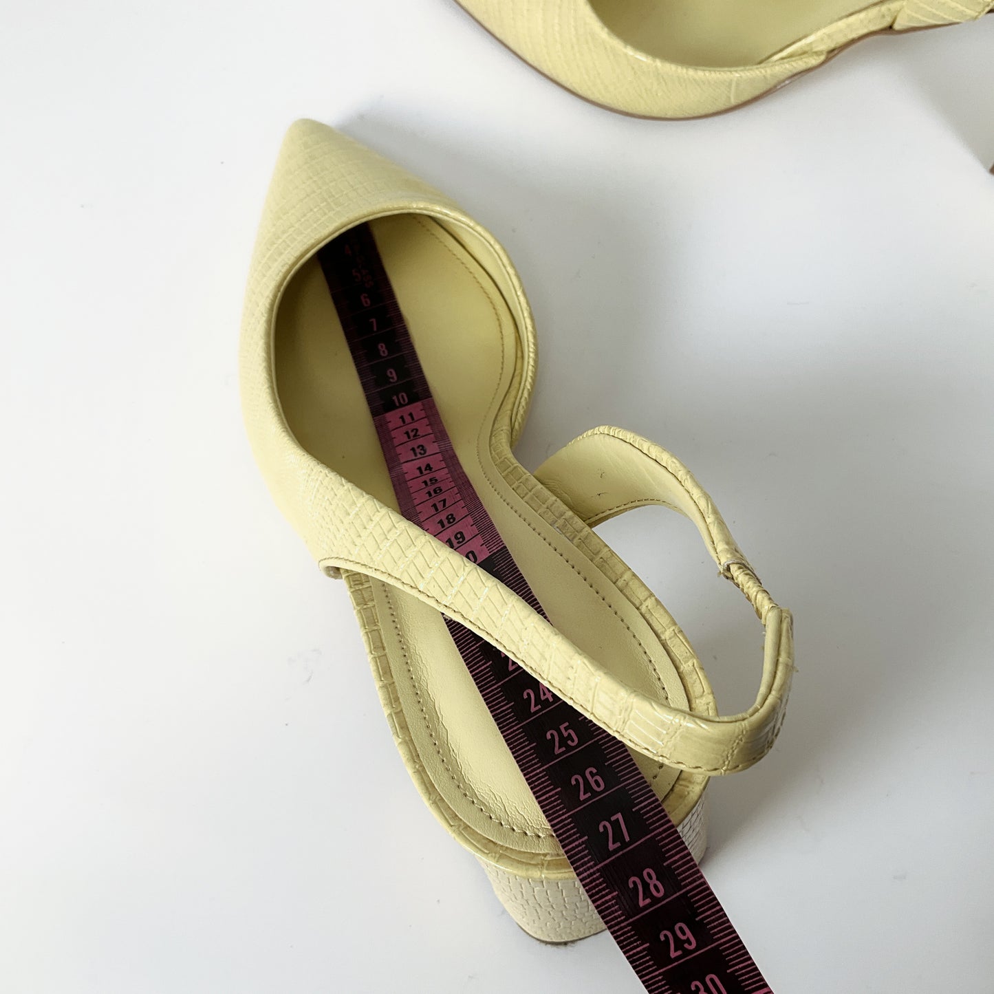 Nine West - Yellow Sling Back Heels