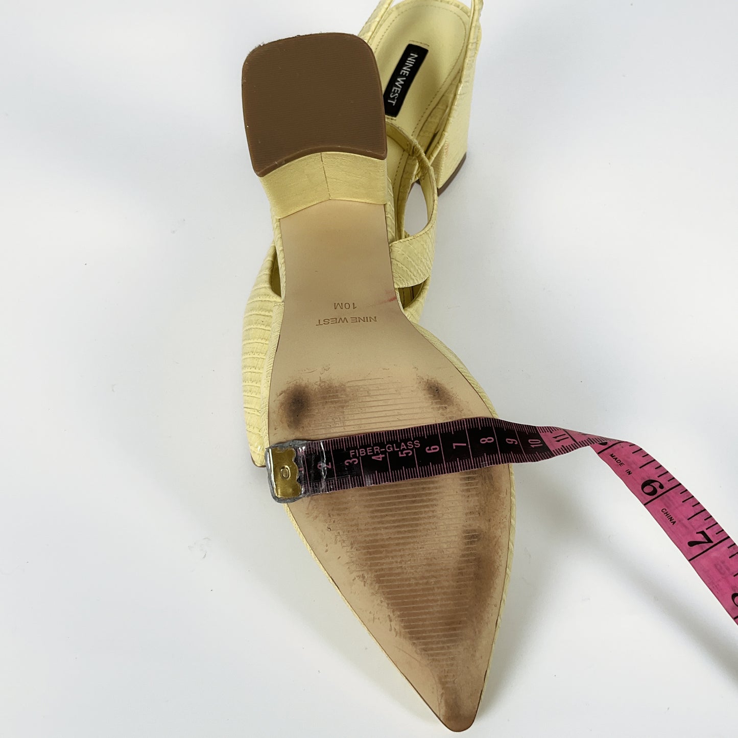 Nine West - Yellow Sling Back Heels