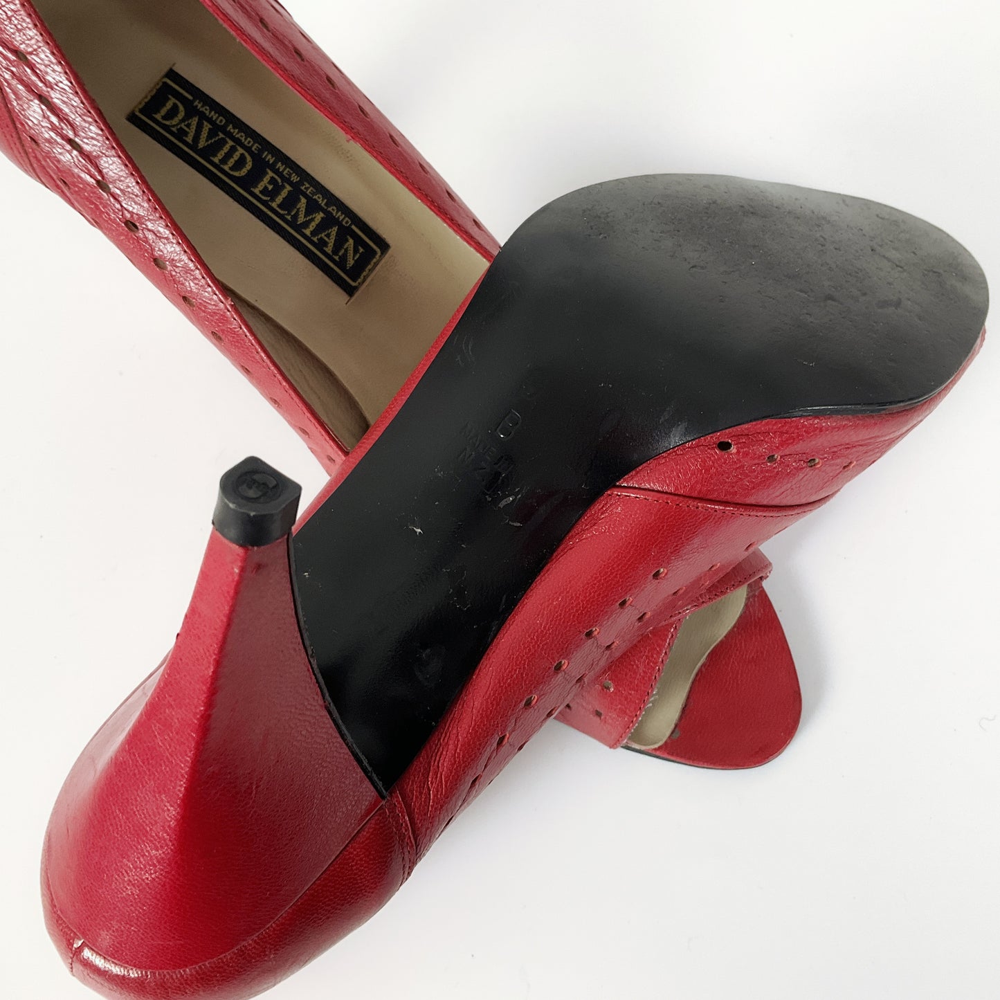 David Elman - Red Cross Toe Heels
