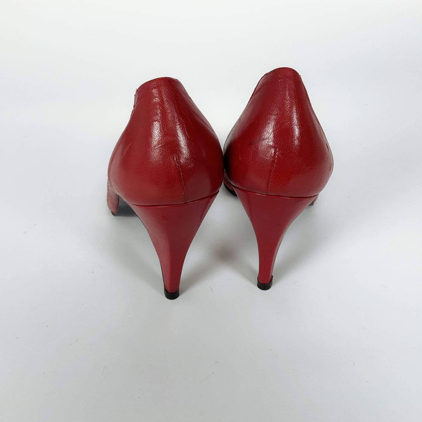 David Elman - Red Cross Toe Heels