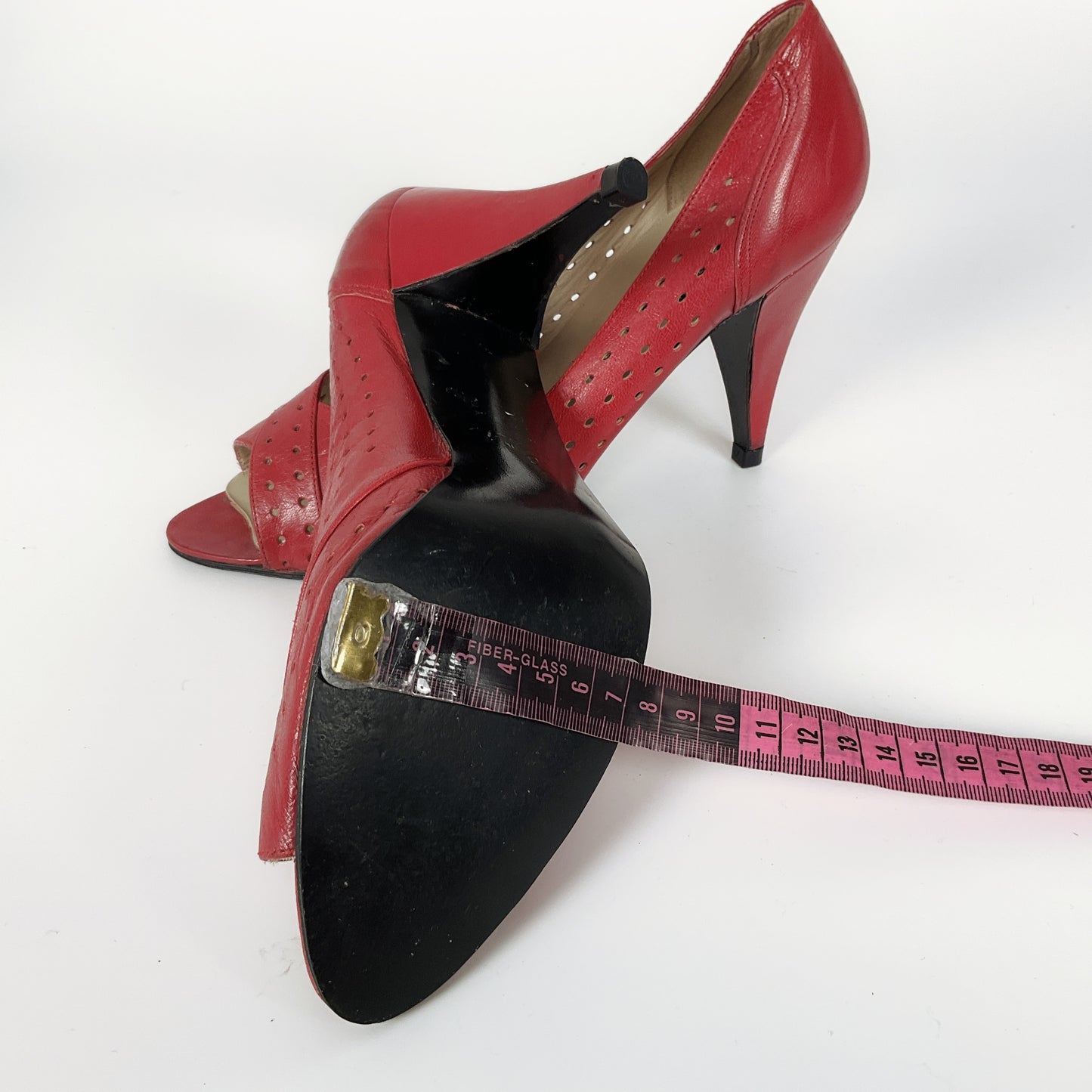 David Elman - Red Cross Toe Heels