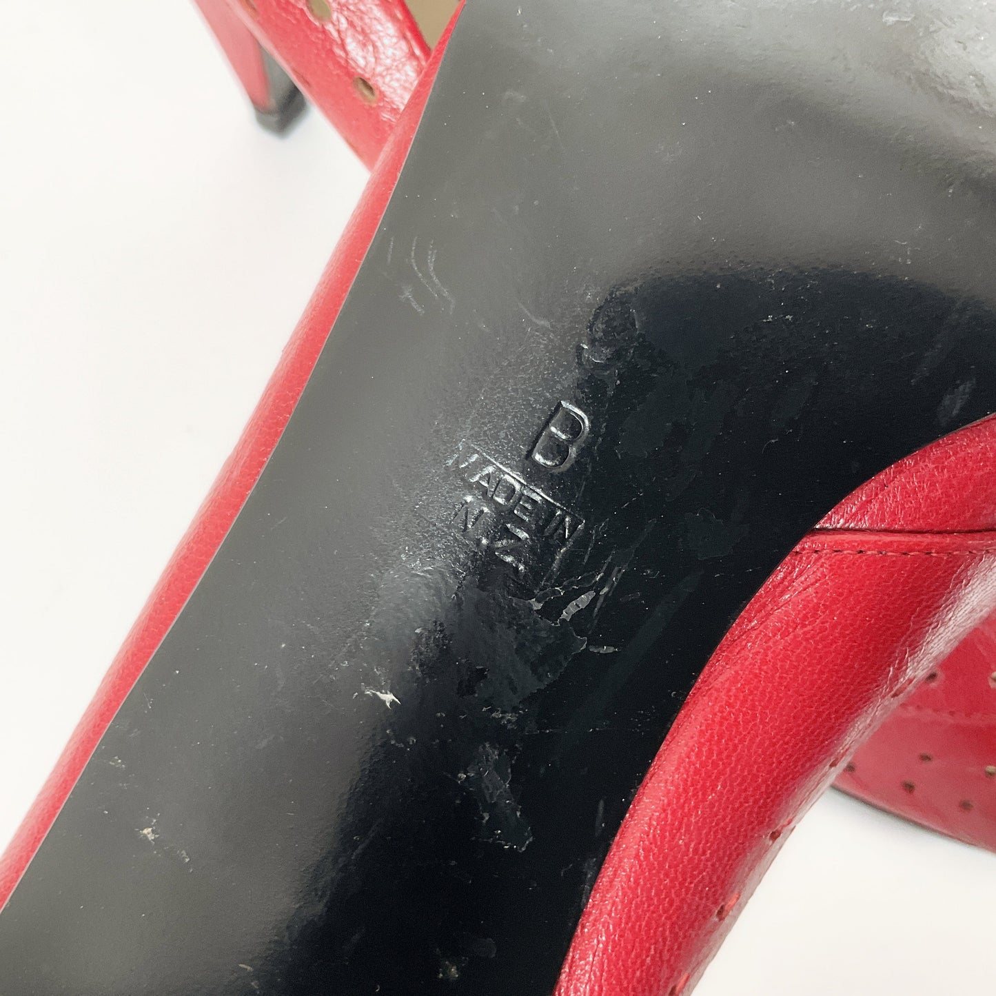 David Elman - Red Cross Toe Heels