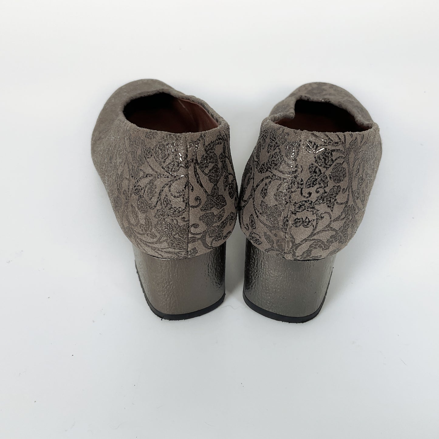 Hispanitas Sakario - Leather Square Toe Heels