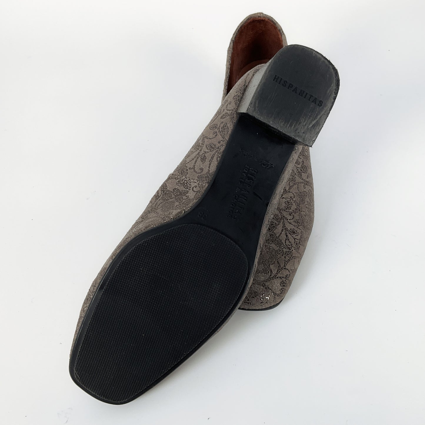 Hispanitas Sakario - Leather Square Toe Heels