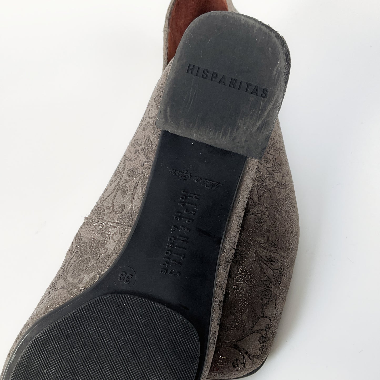 Hispanitas Sakario - Leather Square Toe Heels