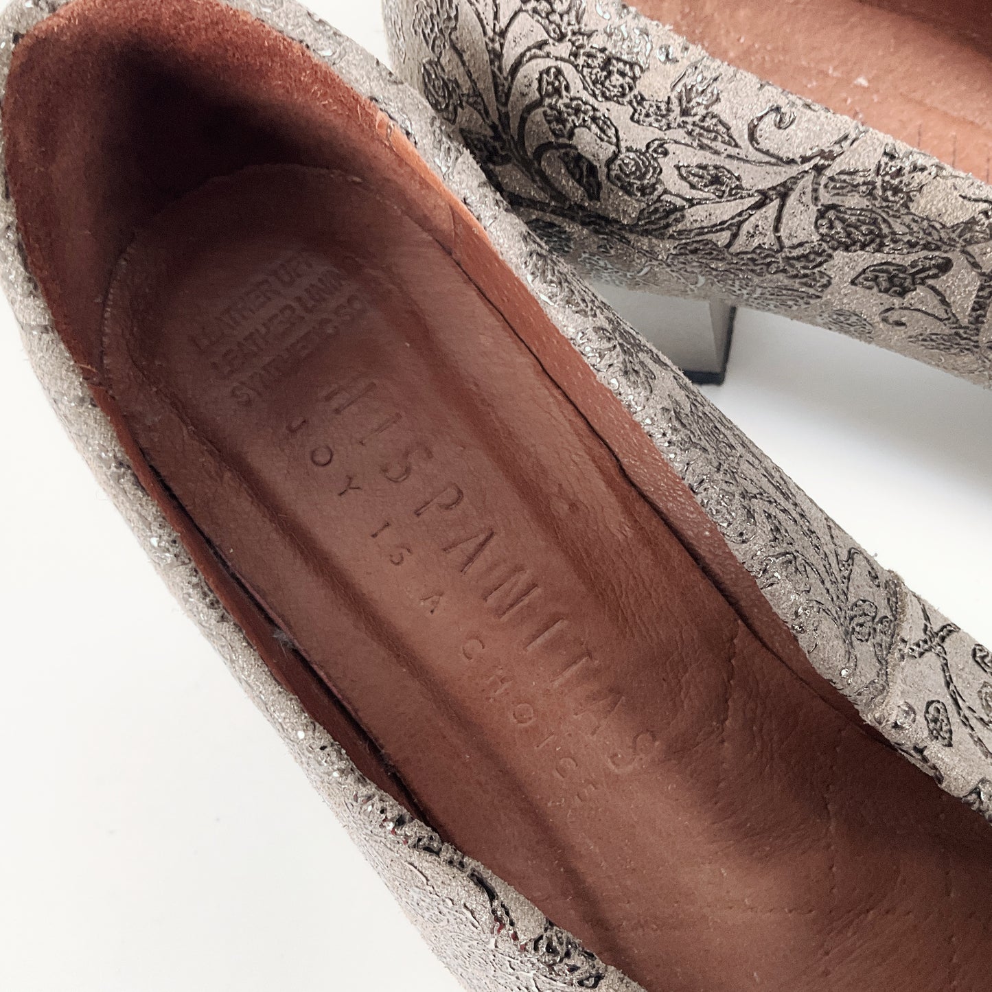 Hispanitas Sakario - Leather Square Toe Heels