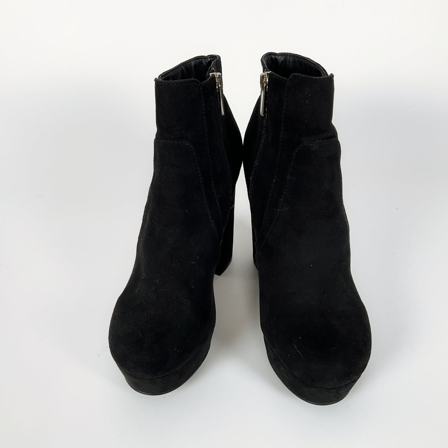 Forever New - Velvet Platform Wedge Heel