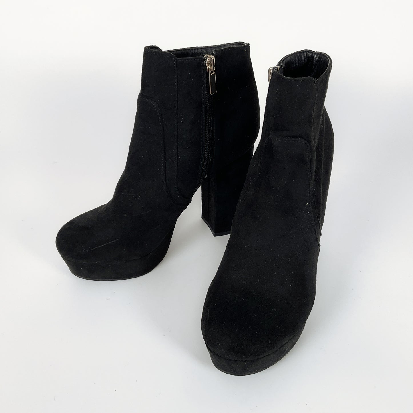 Forever New - Velvet Platform Wedge Heel