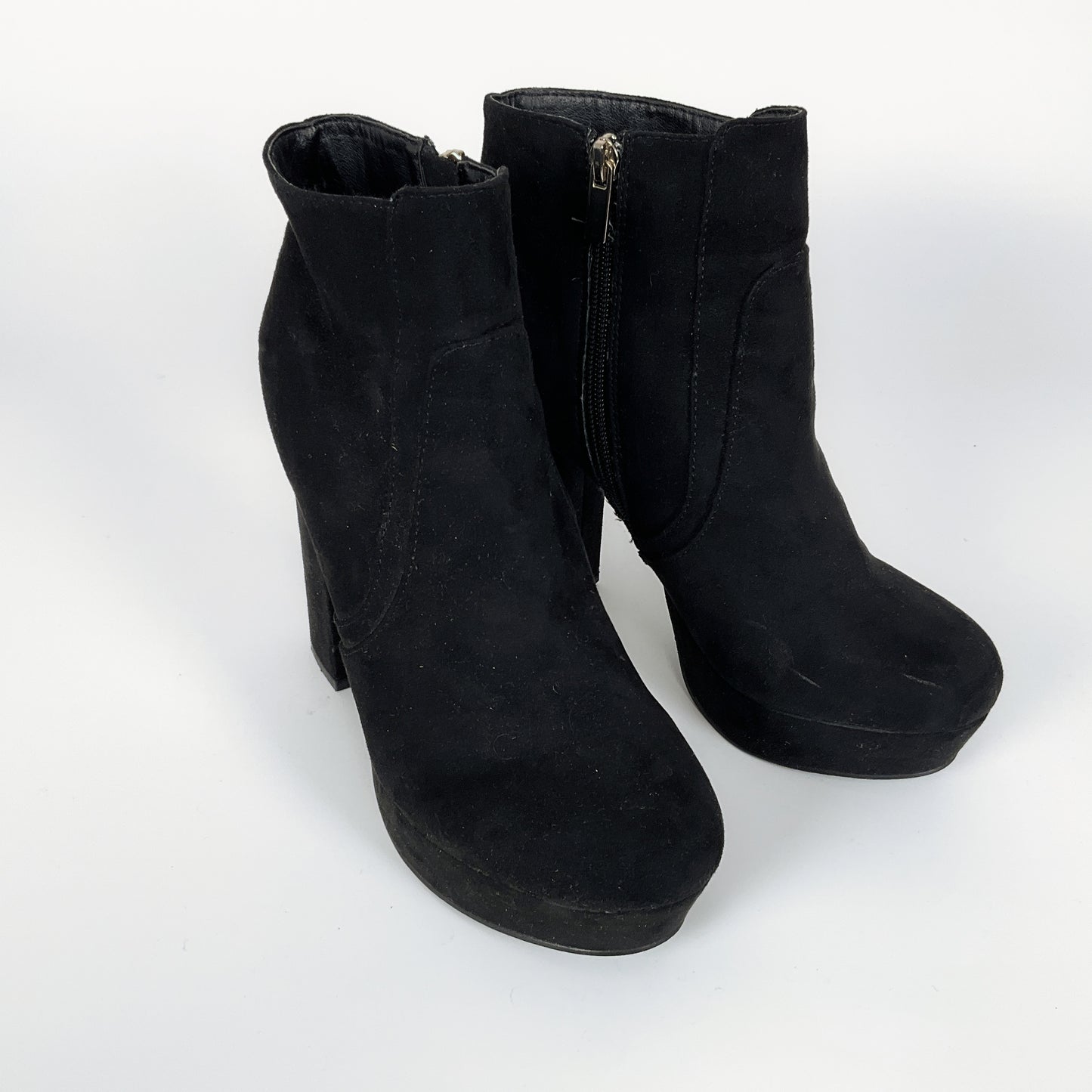 Forever New - Velvet Platform Wedge Heel