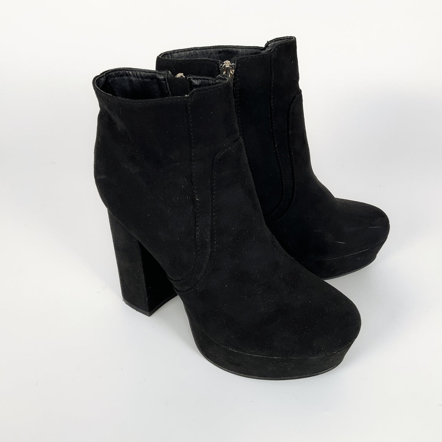 Forever New - Velvet Platform Wedge Heel
