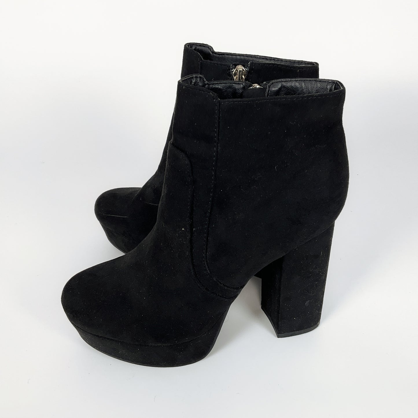 Forever New - Velvet Platform Wedge Heel