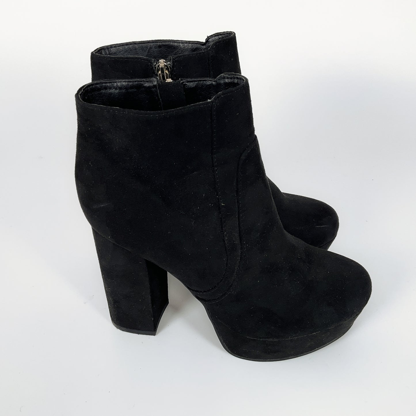 Forever New - Velvet Platform Wedge Heel