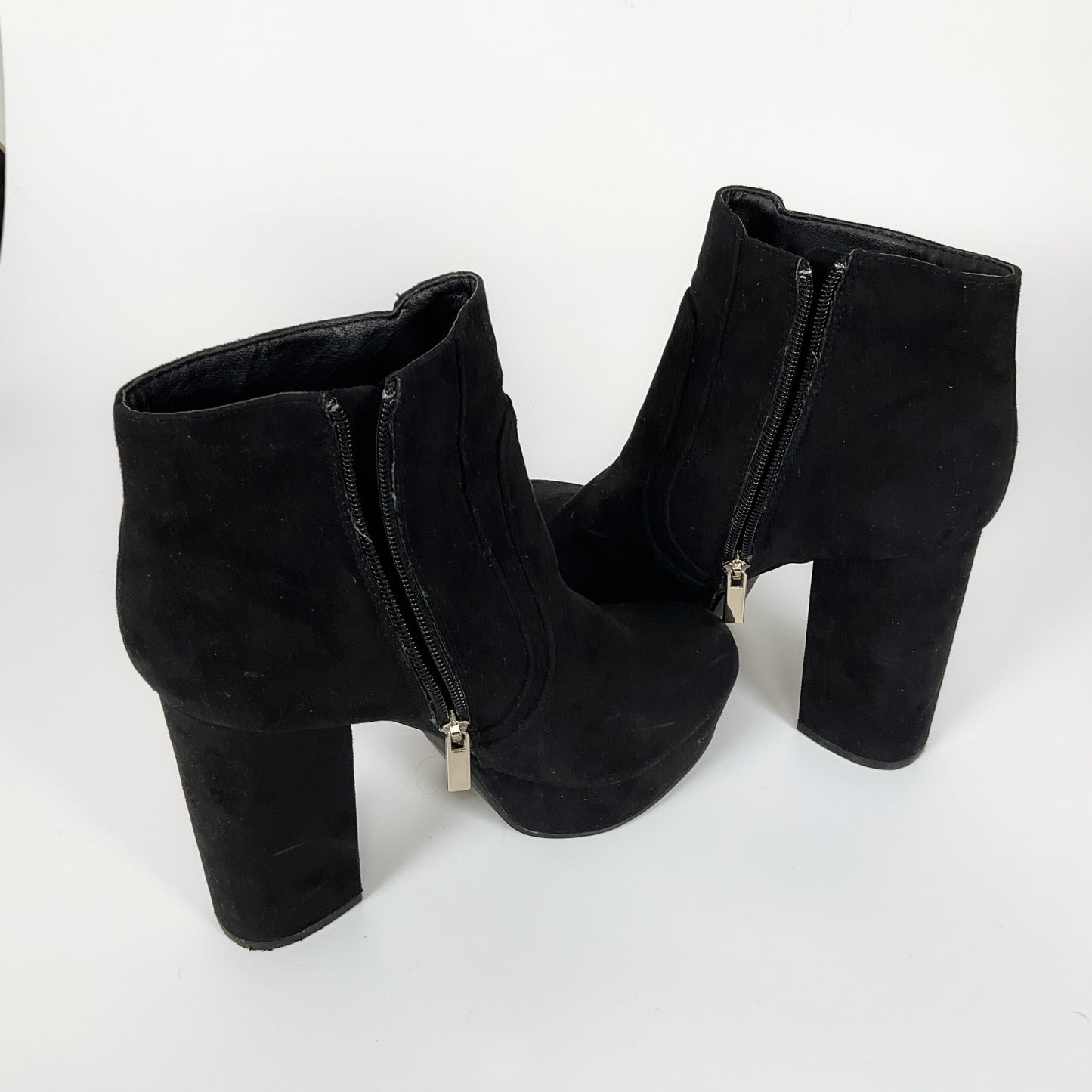 Forever New - Velvet Platform Wedge Heel