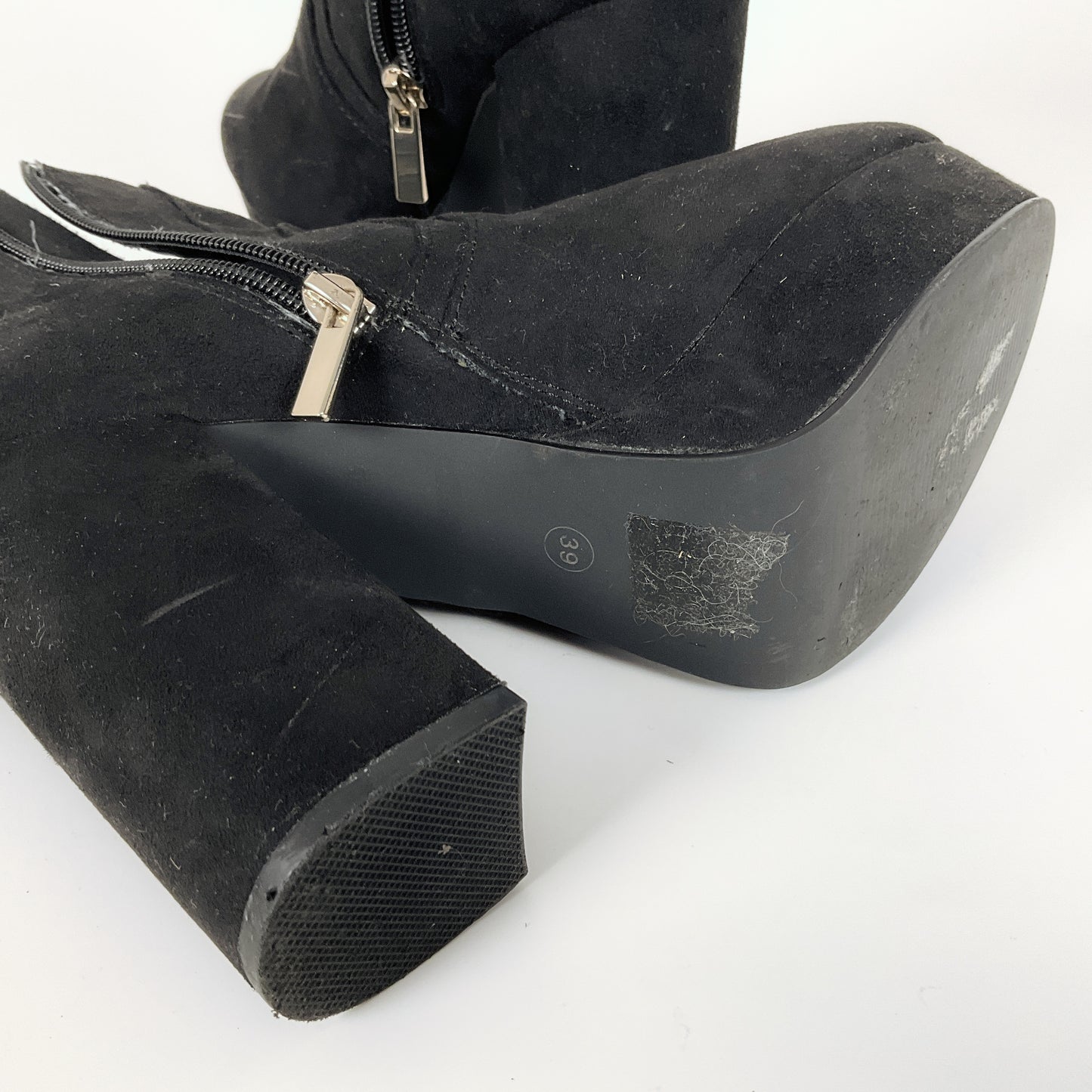Forever New - Velvet Platform Wedge Heel