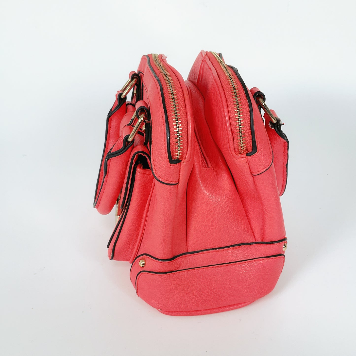 Marikai - Hot Pink Leather Crossbody Bag