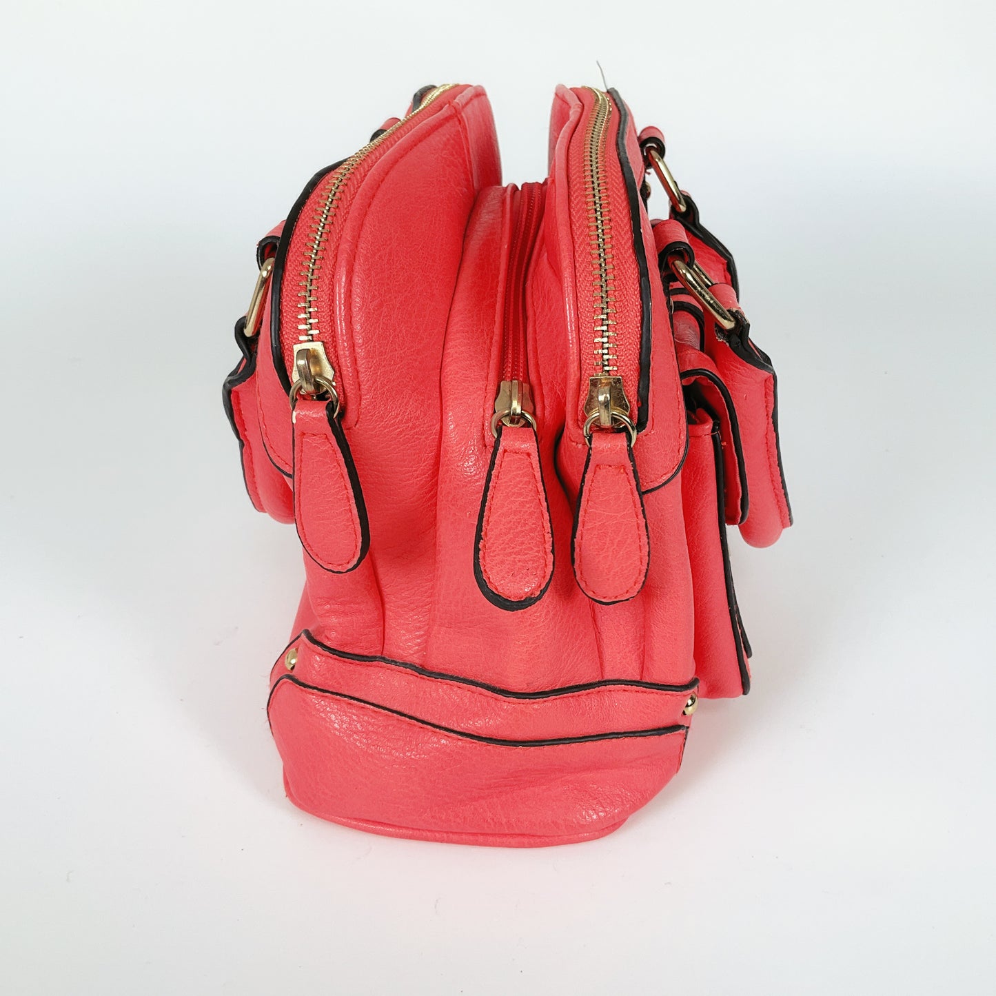 Marikai - Hot Pink Leather Crossbody Bag