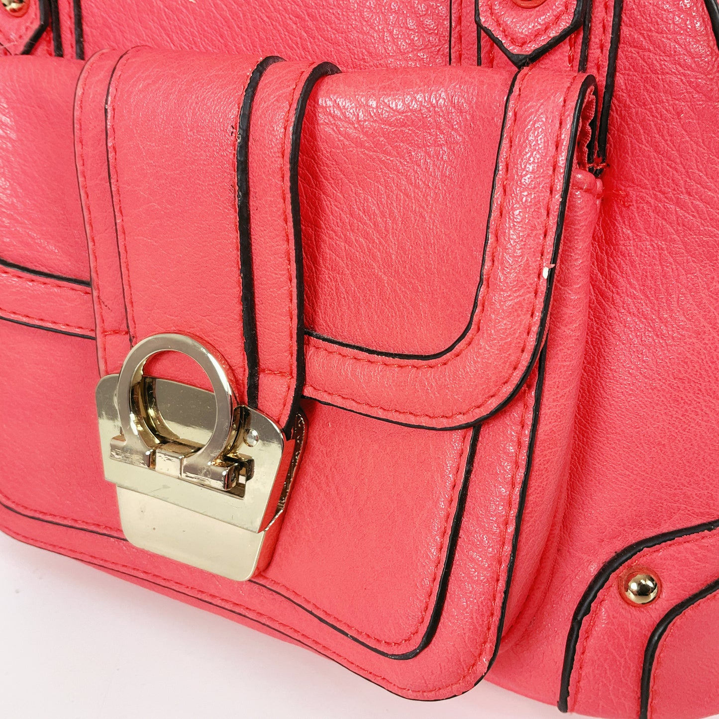 Marikai - Hot Pink Leather Crossbody Bag