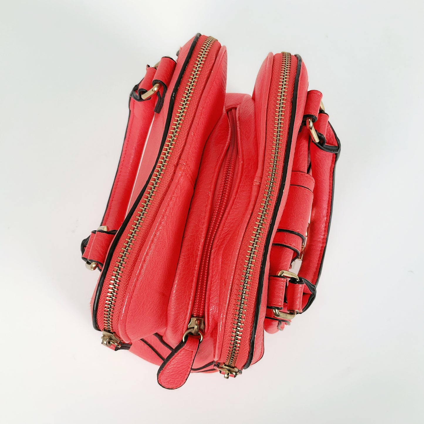 Marikai - Hot Pink Leather Crossbody Bag