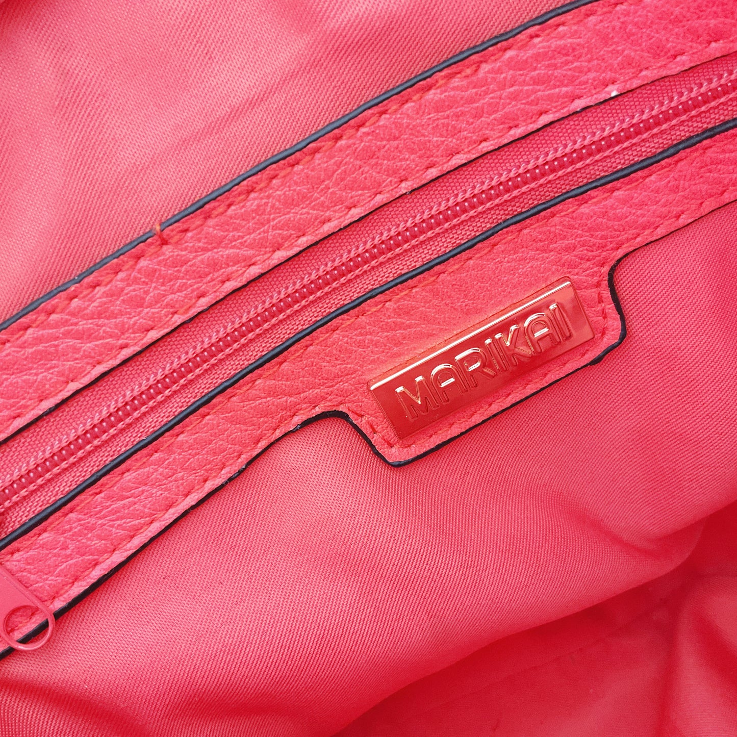 Marikai - Hot Pink Leather Crossbody Bag