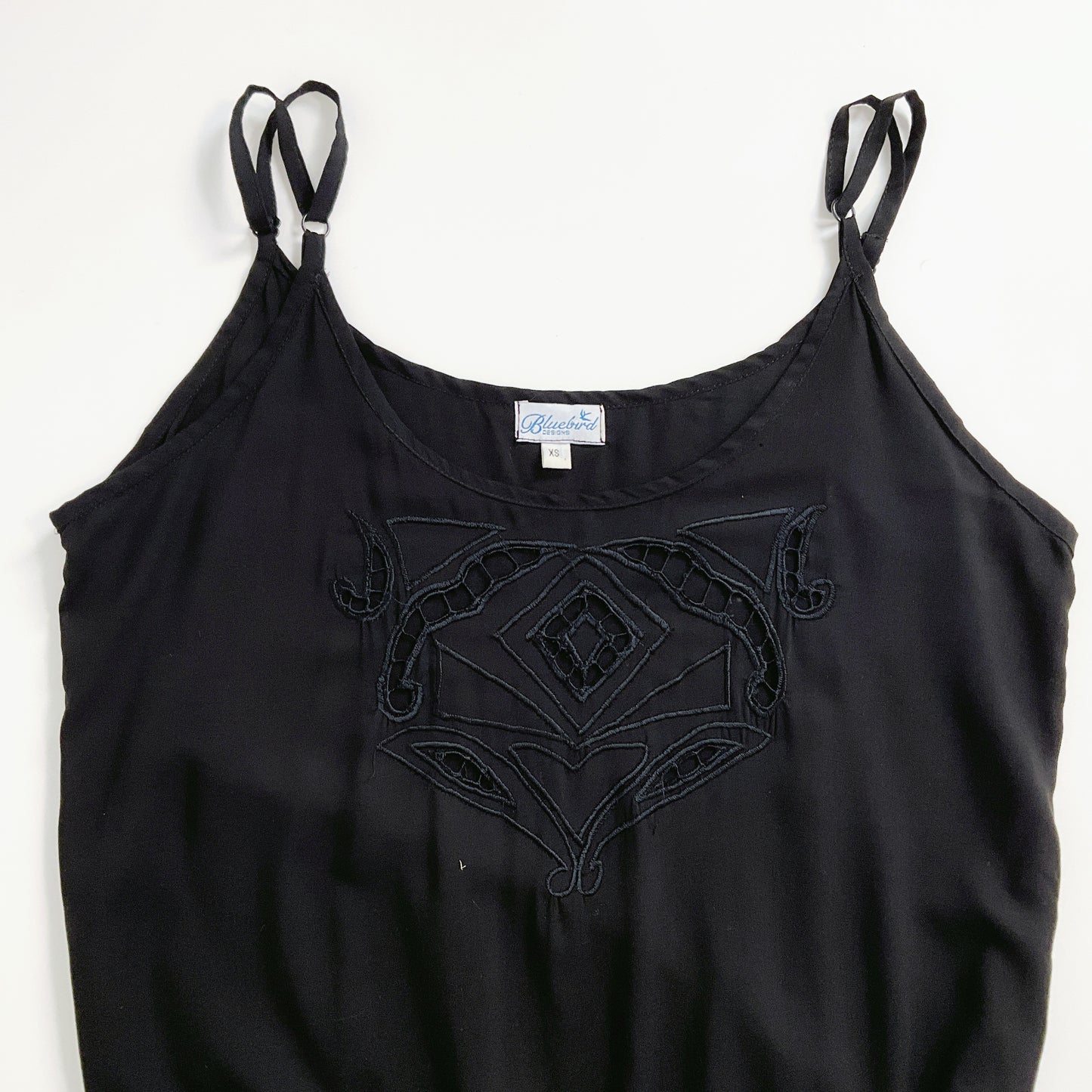 Bluebird Designs - Handmade Black Maxi Dress