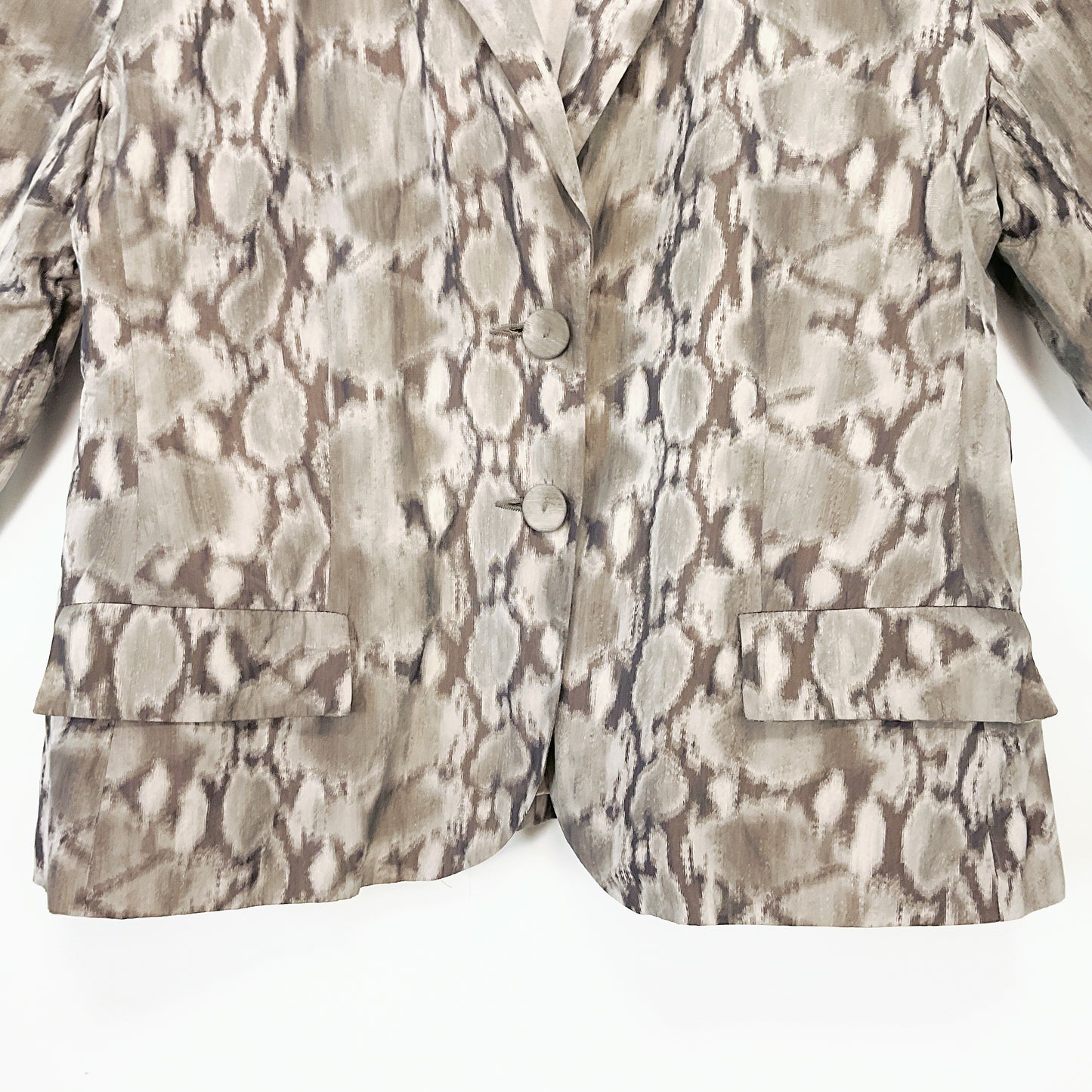 Ashley Fogel - Snakeskin Print Blazer