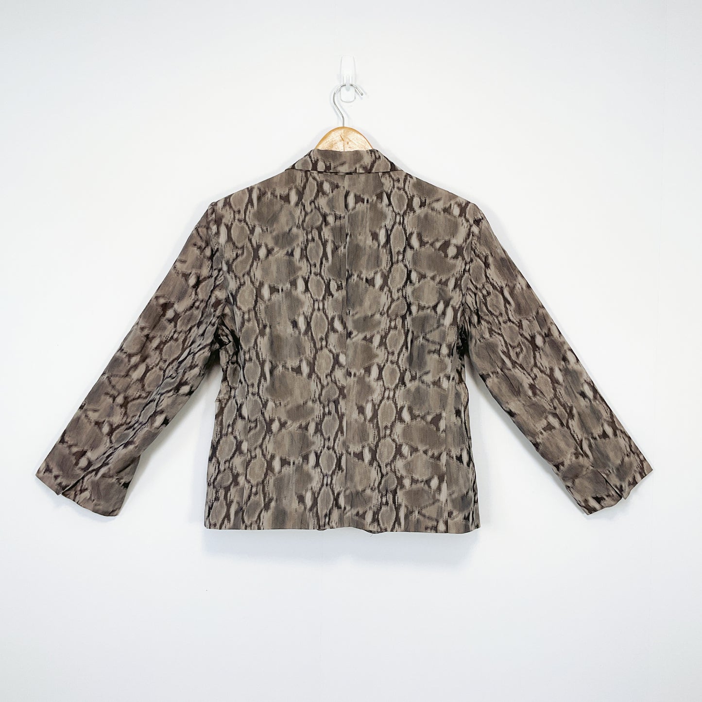 Ashley Fogel - Snakeskin Print Blazer