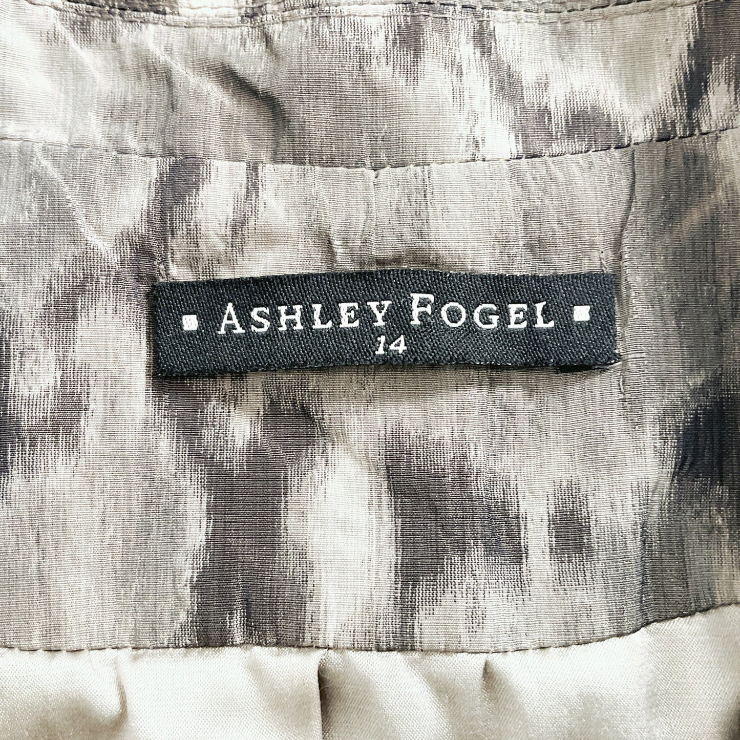 Ashley Fogel - Snakeskin Print Blazer