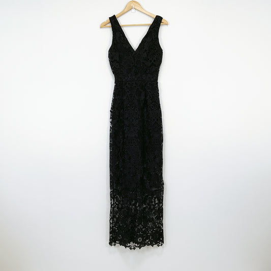 Pagani - Black Lace Evening Dress