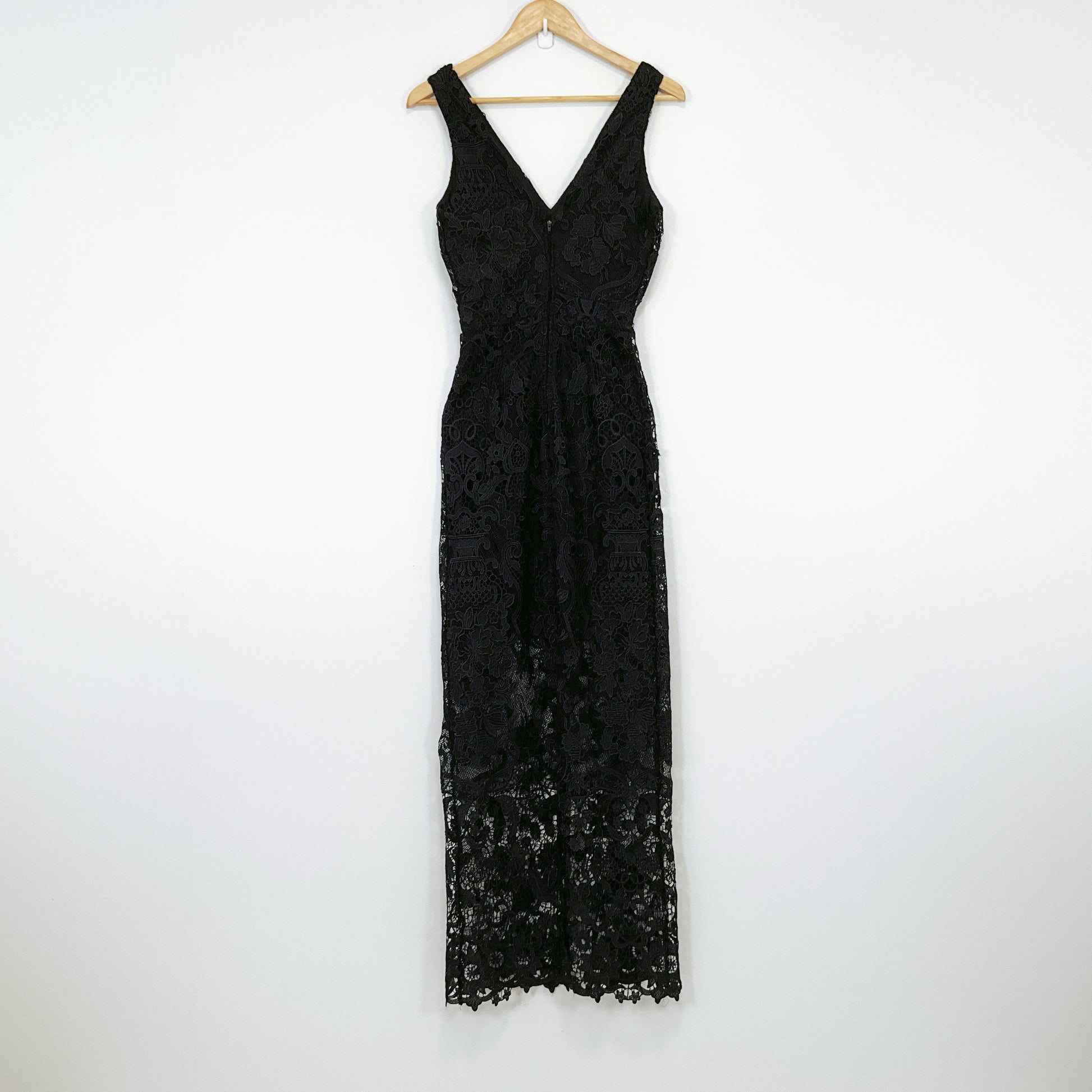 Pagani - Black Lace Evening Dress SPCA Op Shops Pagani - Black Lace Evening Dress SPCA Op Shops