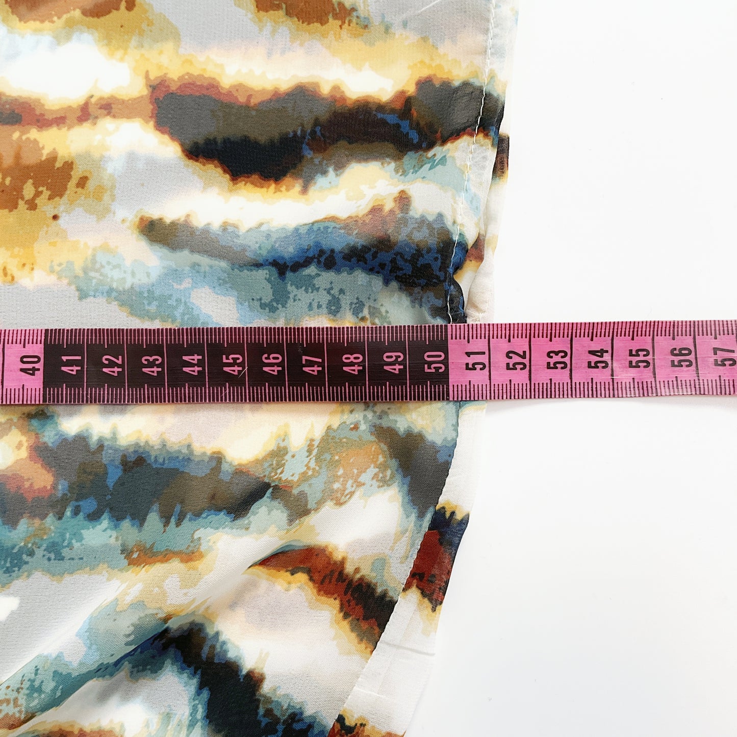 Repertoire - Abstract Print Draped Dress – NZ Made, Size 12