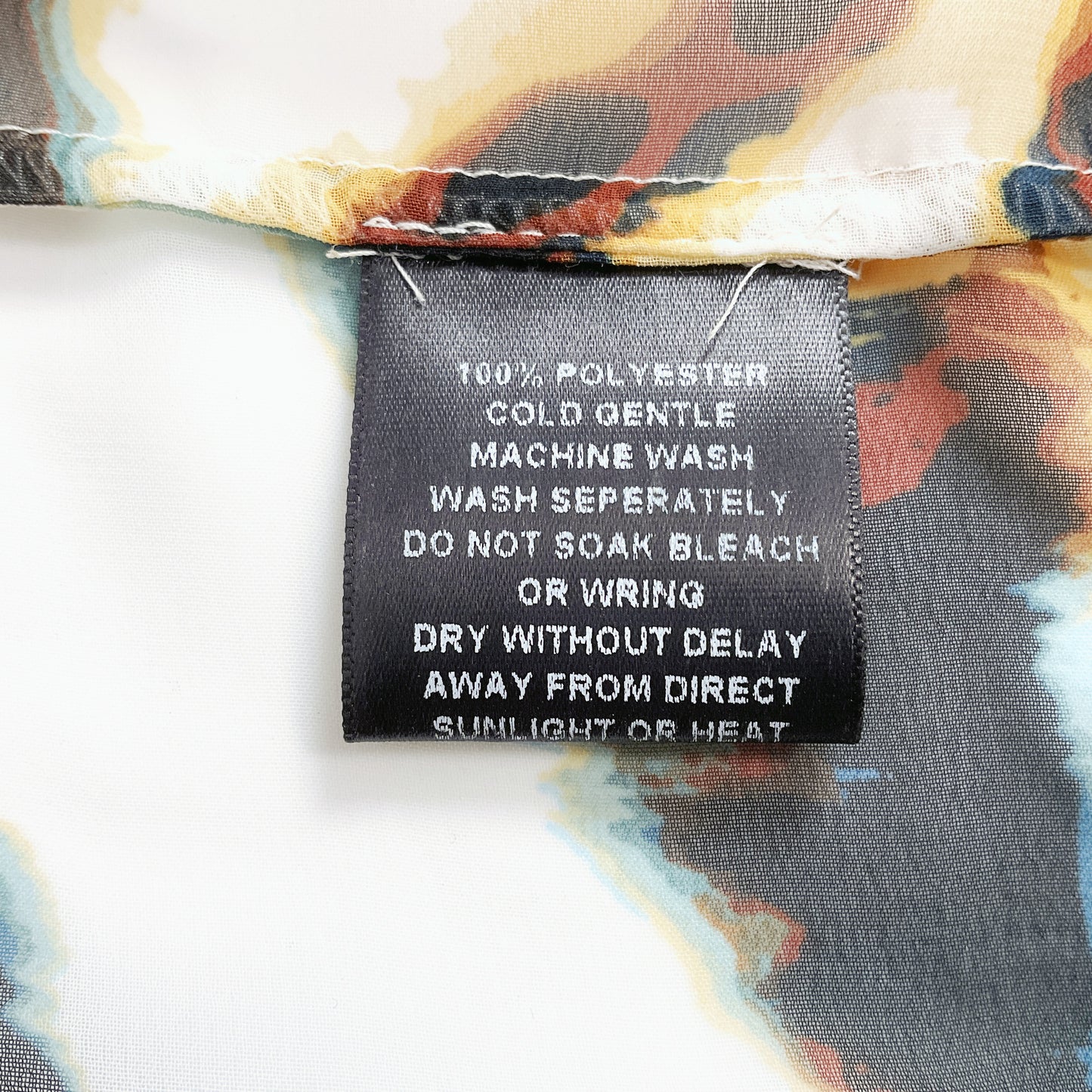 Repertoire - Abstract Print Draped Dress – NZ Made, Size 12