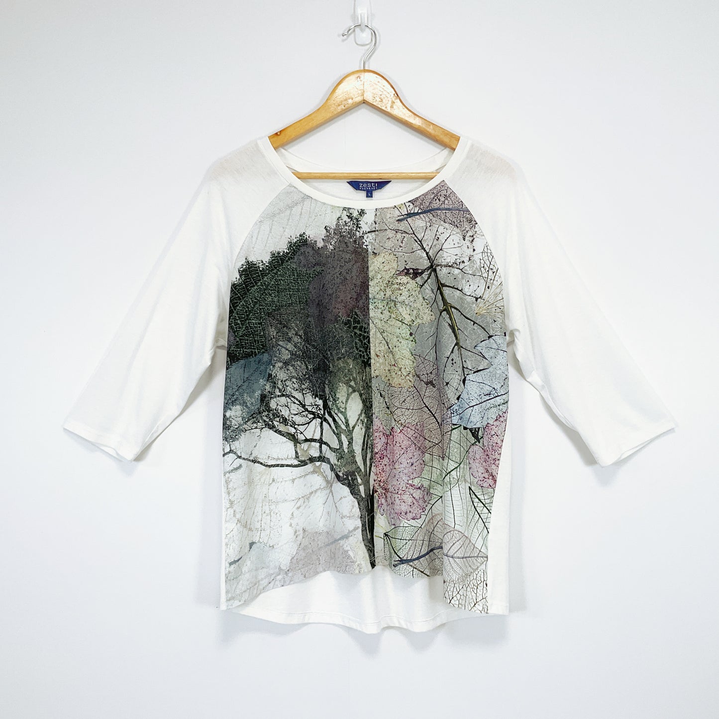 Zest Weekend - Leaf Print Top