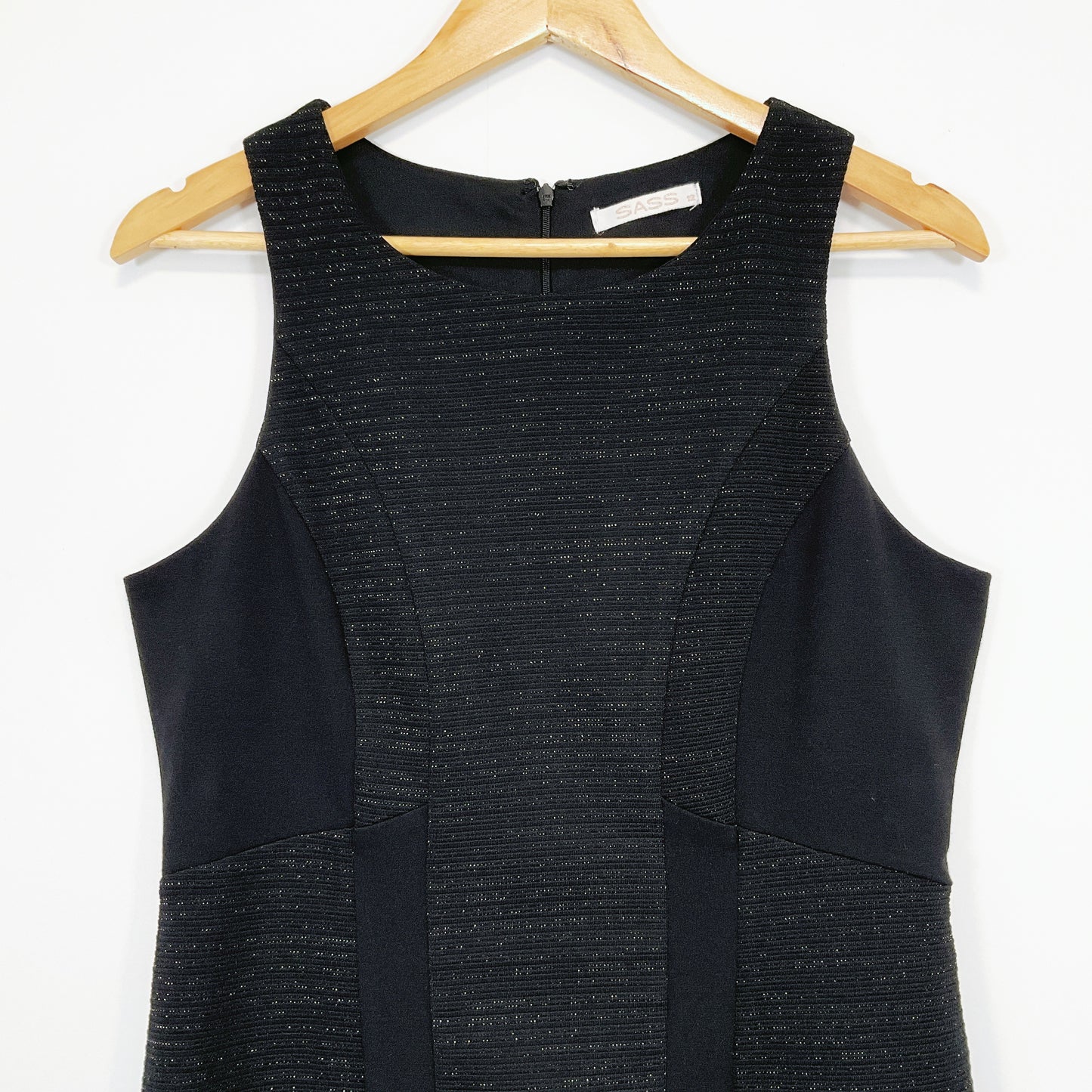 SASS - Black Tight Sparkly Dress