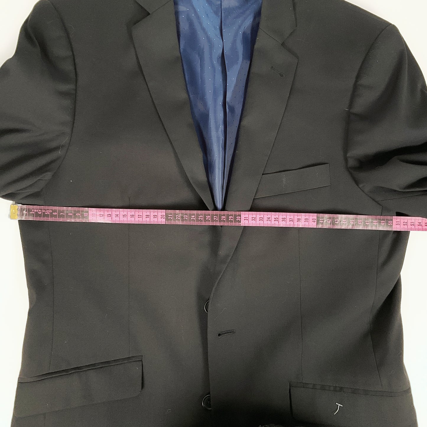 H.Brothers - Skinny Stretch Suit Blaser and Pants Set with navy lining