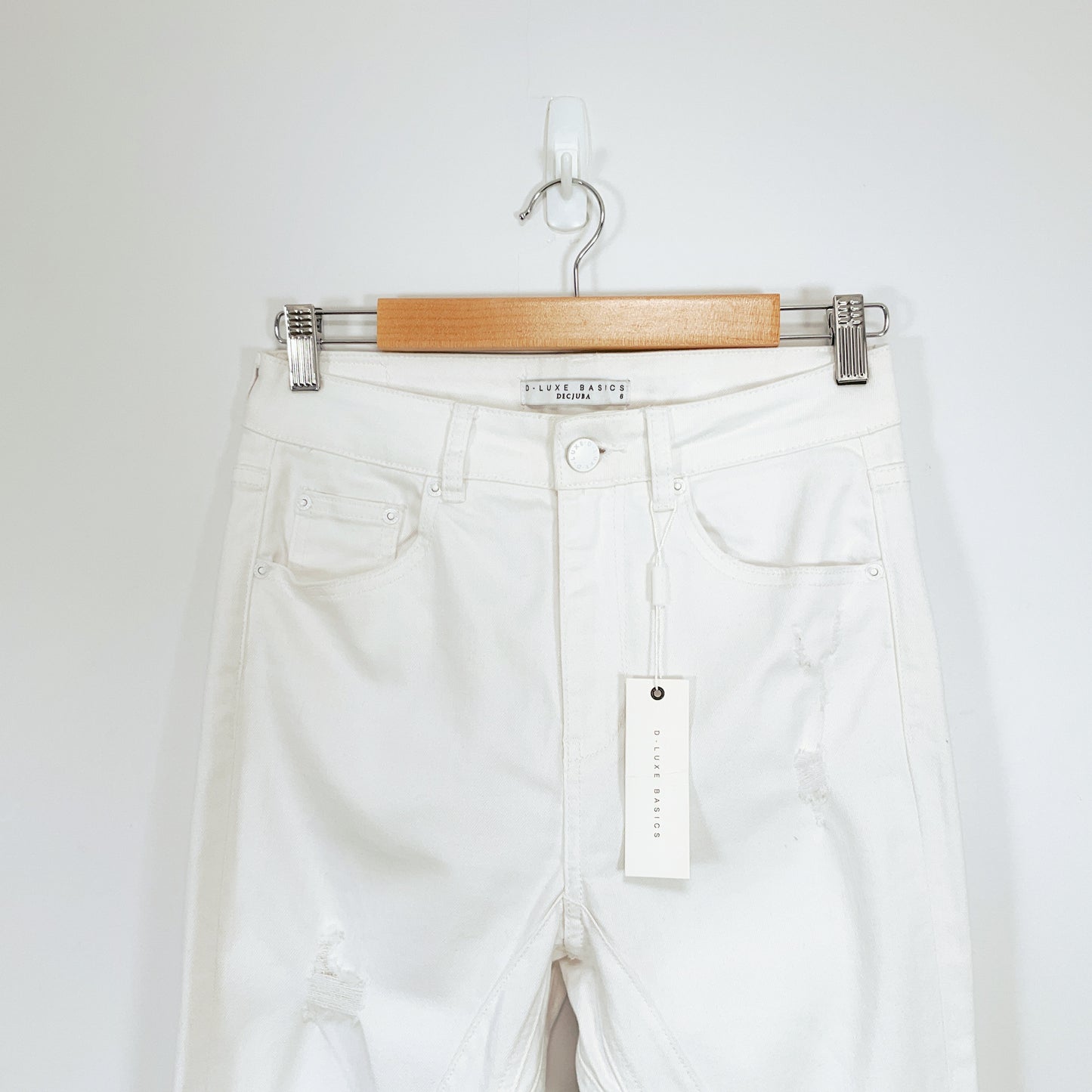 DECJUBA - D-Luxe Boyfriend Jean in White