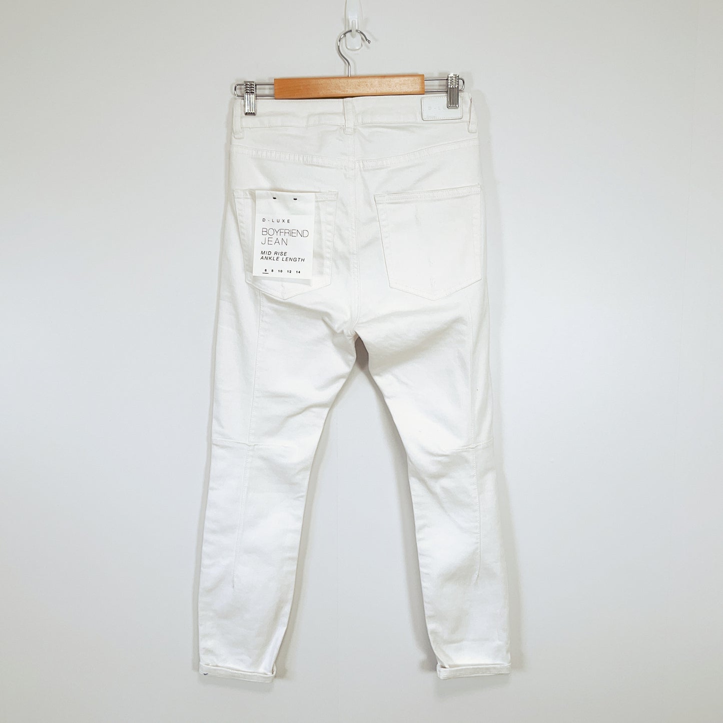DECJUBA - D-Luxe Boyfriend Jean in White