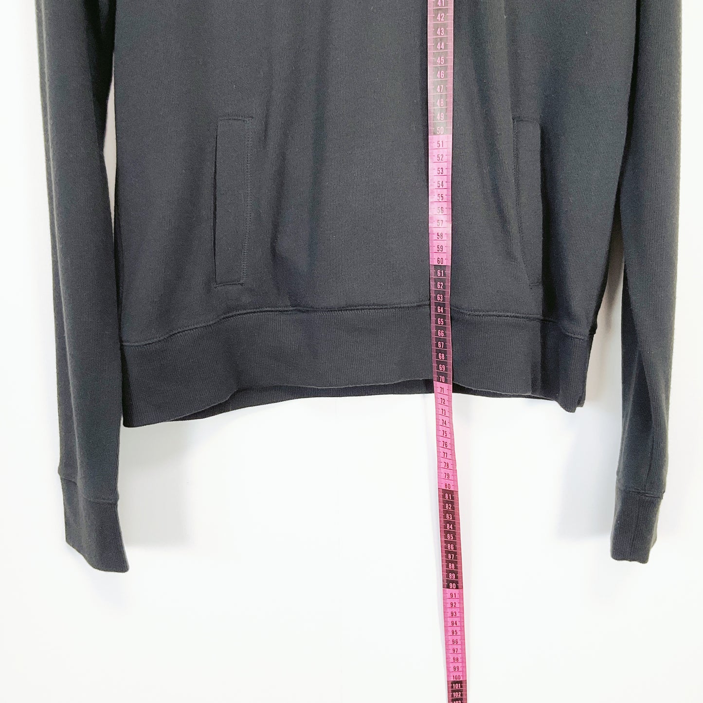 PINK Victoria’s Secret - Half-Zip Black Sweatshirt