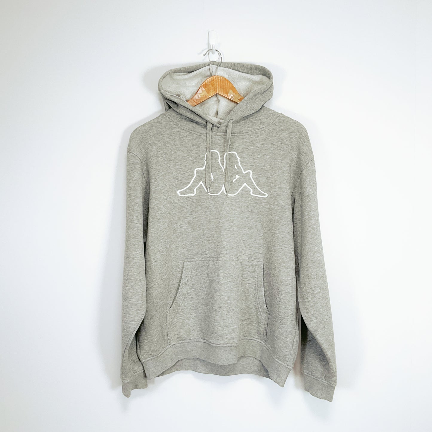 Kappa - Long Sleeve Hoodie in Grey