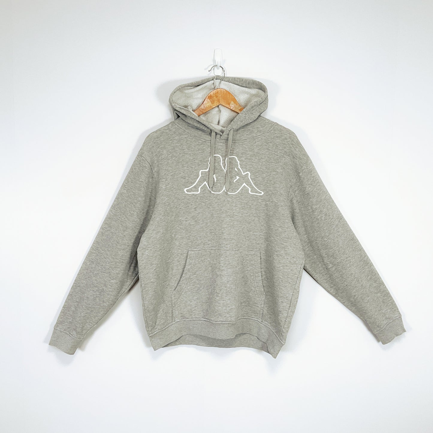 Kappa - Long Sleeve Hoodie in Grey