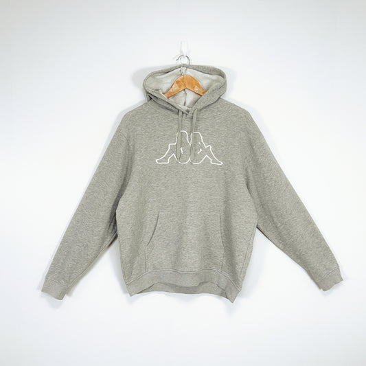 Kappa - Long Sleeve Hoodie in Grey