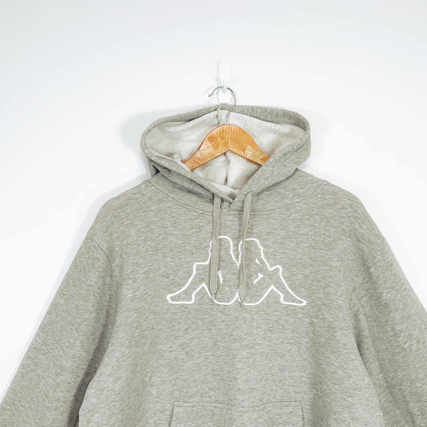 Kappa - Long Sleeve Hoodie in Grey