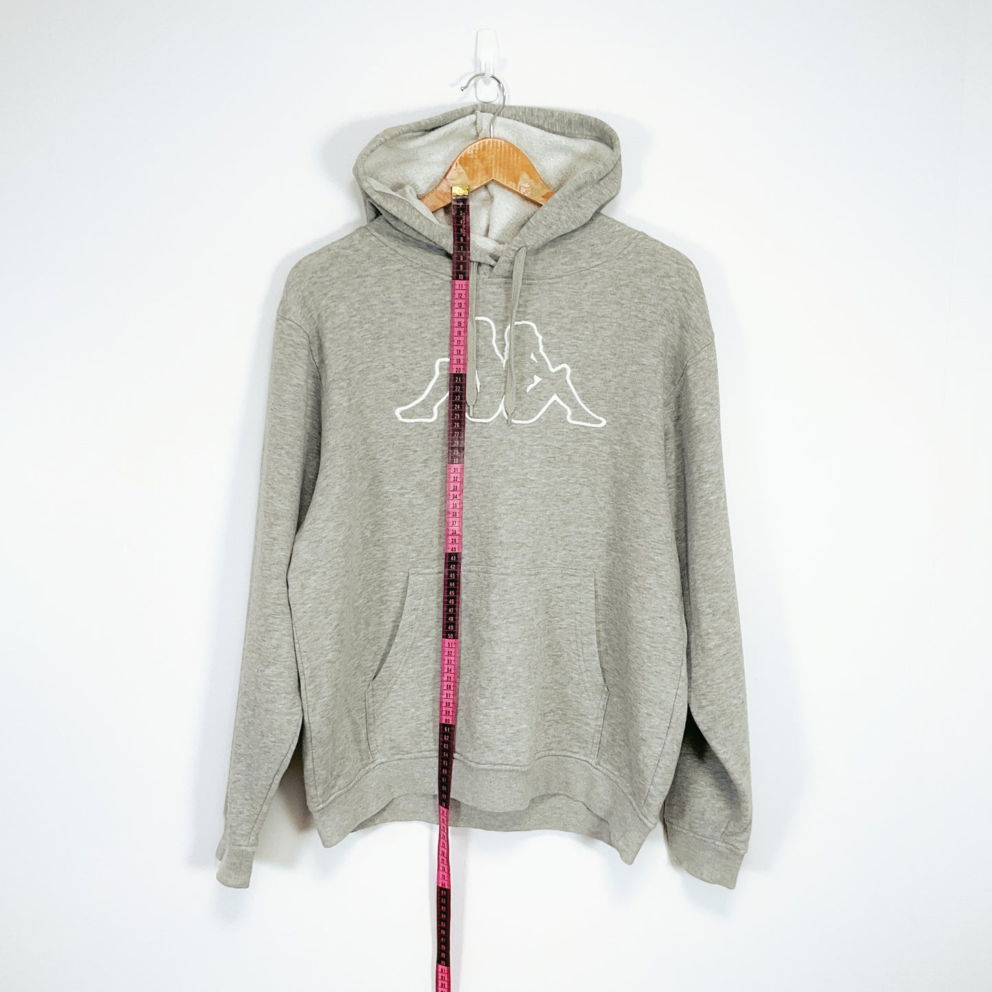 Kappa - Long Sleeve Hoodie in Grey
