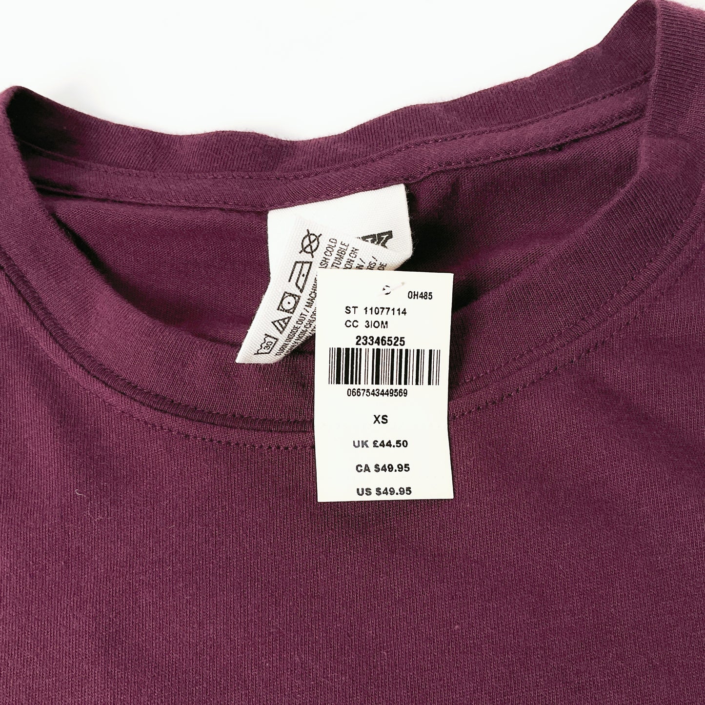 PINK Victoria’s Secret - purple long sleeve top with silver sequin