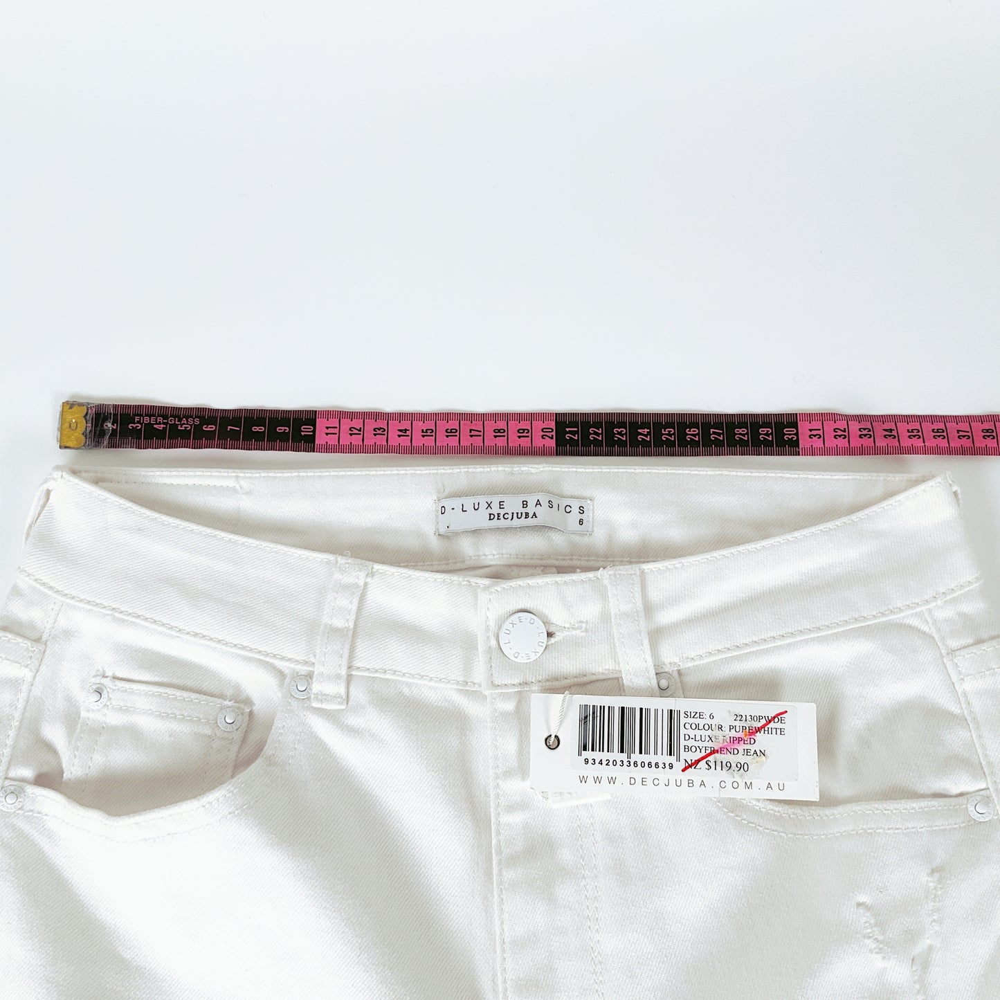 DECJUBA - D-Luxe Boyfriend Jean in White
