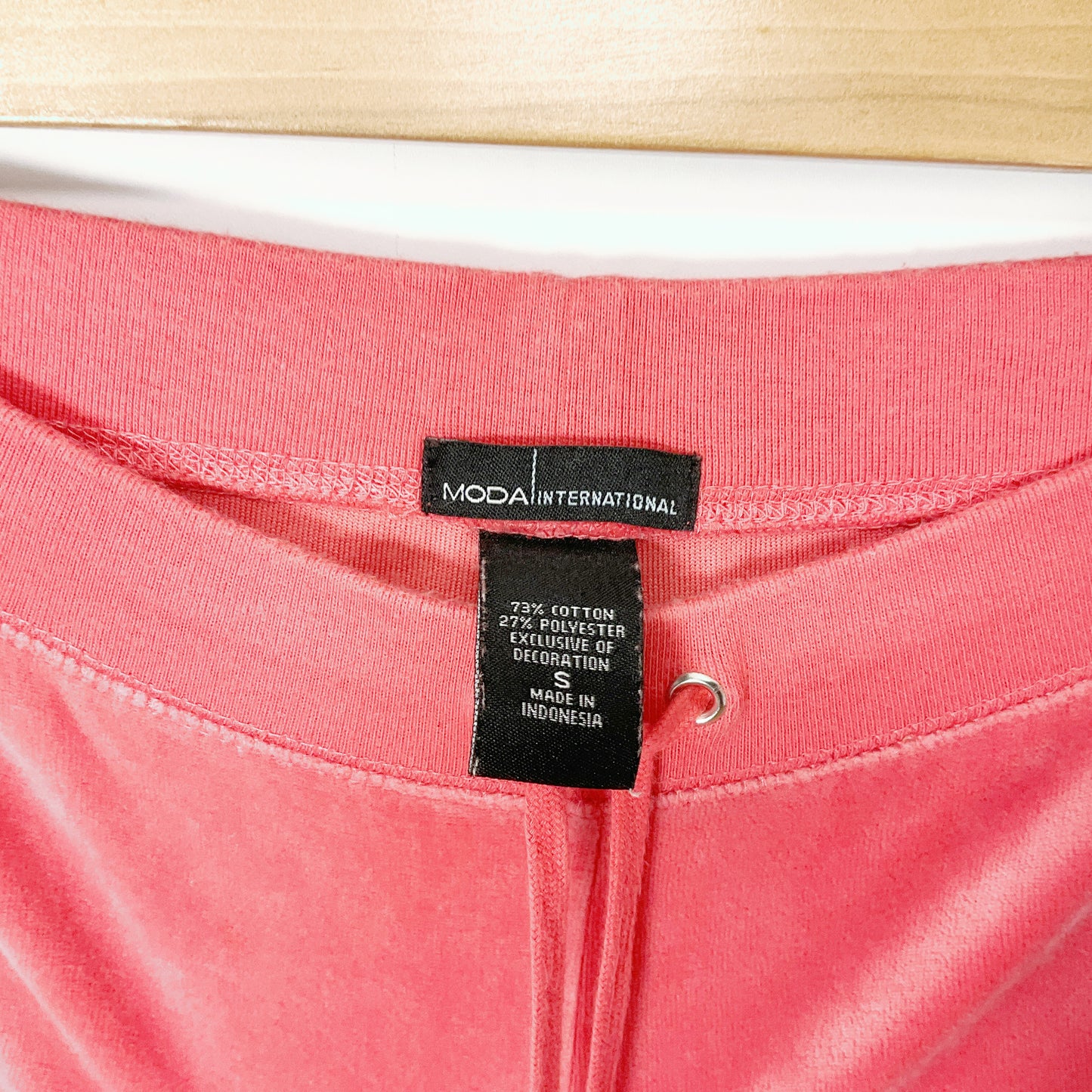 MODA International - Velvet Zip Through Tracksuit