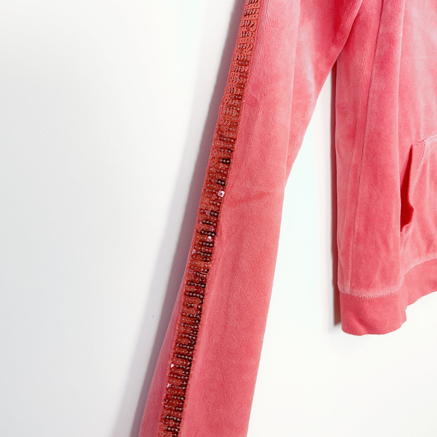 MODA International - Velvet Zip Through Tracksuit