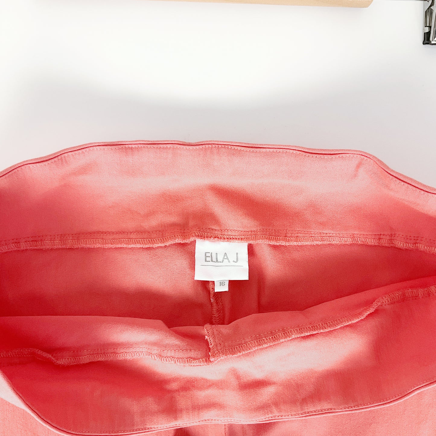 Ella J - Coral Cropped Pants