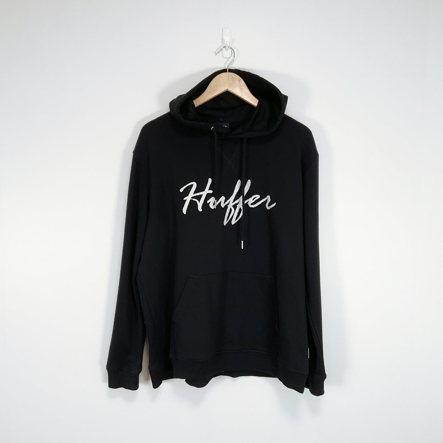 Huffer - Lightweight Long Sleeve Hoodie in Black