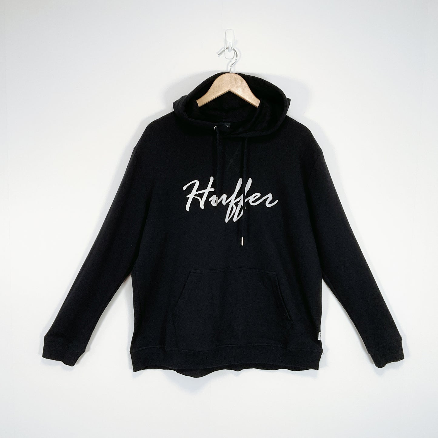 Huffer - Lightweight Long Sleeve Hoodie in Black